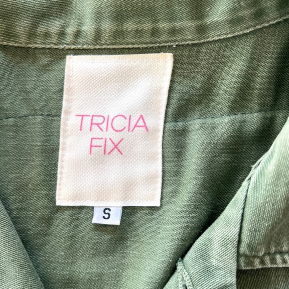 TRICIA FIX Embellished Vintage Army Jacket with Cut Off Sleeves - S - Picture 7 of 10